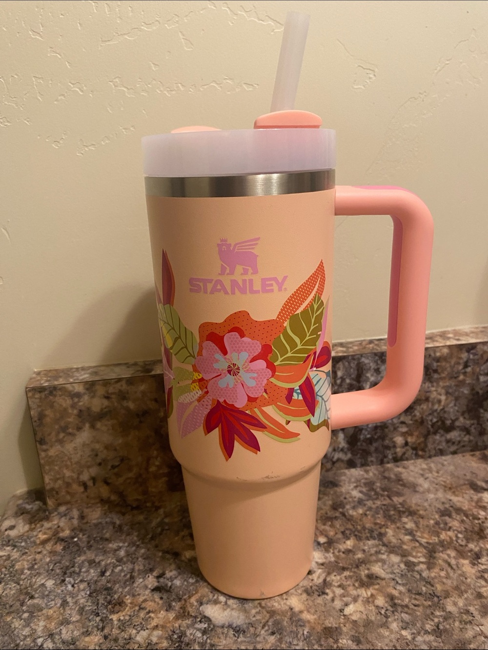 NWOT STANLEY MOTHER’S DAY FLOWER PINK CUP